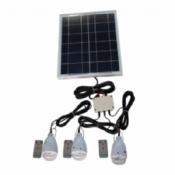 Solar Home System (1pc Panel with 3pcs led bulb)